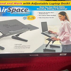 AirSpace Adjustable Laptop Desk - Black